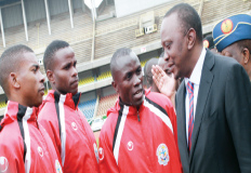 President Uhuru lauds military as good ambassadors in sports